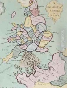 The French Invasion or John Bull Bombarding the Bum Boats