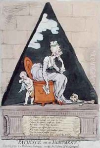 Patience on a Monument by James Gillray