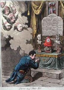 Shrine at St Anns Hill by James Gillray