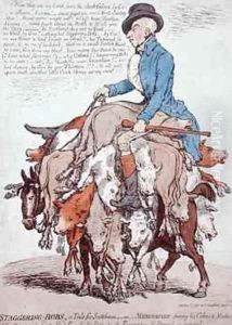 Staggering Bobs or A Tale for Scotchmen by James Gillray