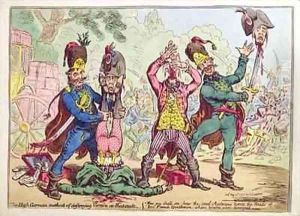 The High German Method of destroying Vermin at Rat Stadt by James Gillray