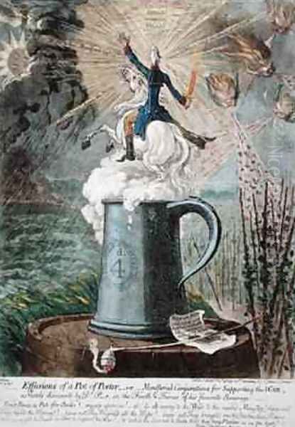 Effusions of a Pot of Porter or Ministerial Conjurations for Supporting the War - view 1