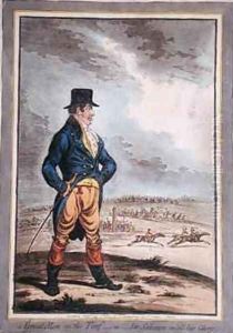 A Great Man at the Turf or Sir Solomon in all his Glory