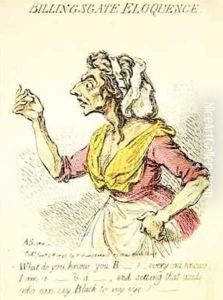 Billingsgate Eloquence by James Gillray