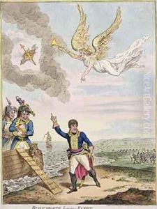 Buonaparte leaving Egypt by James Gillray