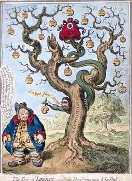 The Tree of Liberty with the Devil Tempting John Bull - view 1