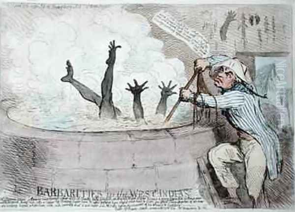 Barbarities in the West Indies - view 1