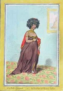 La Belle Espagnole or La Doublure de Madame Tallien 1773-1835 by James Gillray