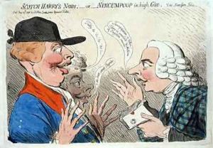 Scotch Harrys News or Nincumpoop in high Glee by James Gillray