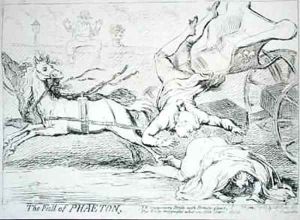 The Fall of Phaeton by James Gillray