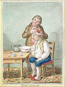 Gentle Emetic by James Gillray
