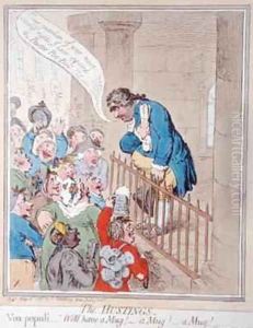 The Hustings by James Gillray