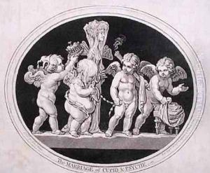 The Marriage of Cupid and Psyche by James Gillray