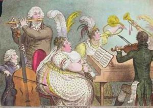 The Pic Nic Orchestra by James Gillray