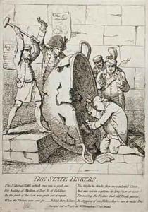 The State Tinkers by James Gillray
