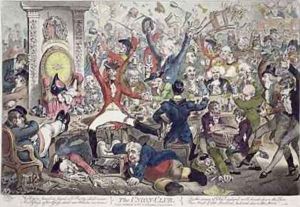 The Union Club by James Gillray