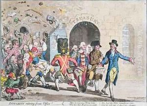 Integrity Retiring from Office by James Gillray
