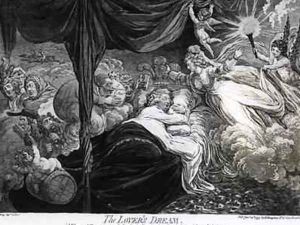 The Lovers Dream 2 by James Gillray