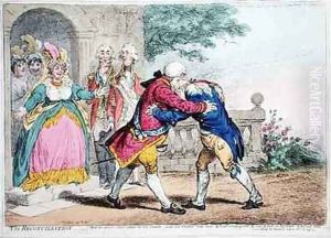 The Reconciliation by James Gillray