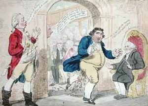 Bologna Sausages or Opposition Fluxd by James Gillray