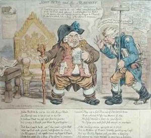 John Bull and the Alarmist by James Gillray