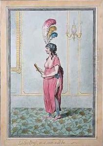Ladies Dress as it soon will be by James Gillray