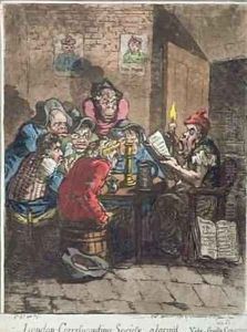 London Corresponding Society alarmd or Guilty Conscience by James Gillray