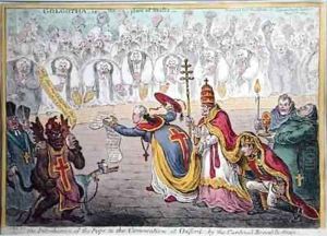 The Introduction of the Pope to the Convocation at Oxford by the cardinal Broad Bottom