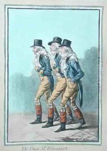 The Three Mr Wigginss by James Gillray