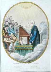 A Petty Professor of Modern History brought to Light by James Gillray