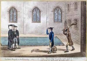 Plate 3 from The Rakes Progress at University 2 by James Gillray