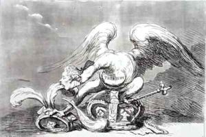 The Vulture of the Constitution by James Gillray