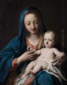 Madonna Con Bambino by Jacopo (Giacomo) Amigoni