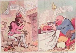French Liberty British Slavery by James Gillray
