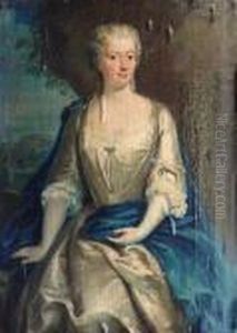 Portraitde Dame De Qualite by Jacopo (Giacomo) Amigoni