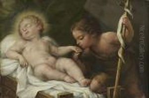 Saint Jean-baptiste Et L'enfant Jesus by Jacopo (Giacomo) Amigoni
