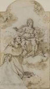 Madonna Del Rosario by Jacopo (Giacomo) Amigoni