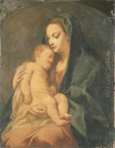 The Madonna And Child by Jacopo (Giacomo) Amigoni