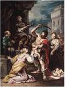 The Judgement Of Solomon by Jacopo (Giacomo) Amigoni