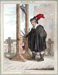 Le Boureau by James Gillray
