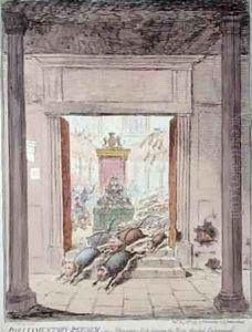 Parliamentary Reform or Opposition Rats leaving the House they had Undermined