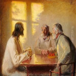 The Supper At Emmaus by Michael Ancher
