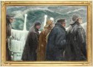 At The Bridge by Michael Ancher