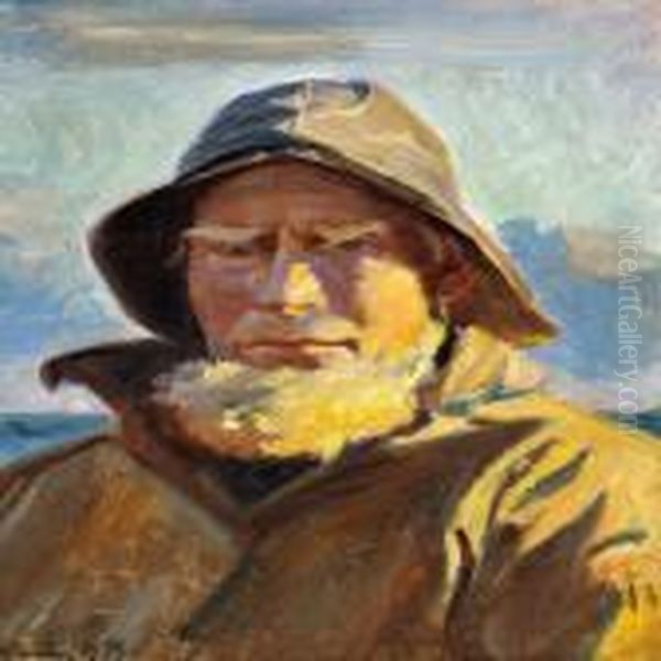 Fisherman Lars Kruse From Skagen In The Soft Afternoonlight - view 1