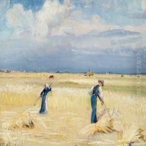 Rytter-s ren H ster Ved Skagen Nordstrand by Michael Ancher