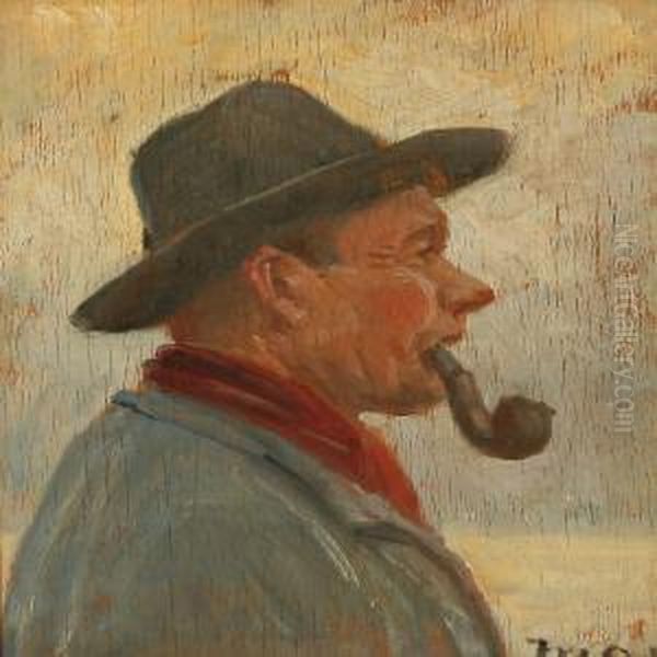 A Fisherman With A Pipe - view 1