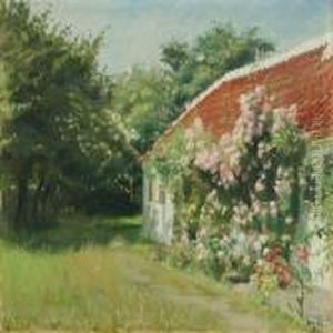 View From Garden In Bloom