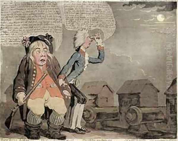 John Bull Botherd or The Geese alarming the Capitol - view 1
