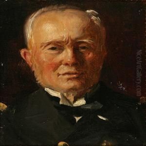 Portrait Of The Danishadmiral Carl Adolph Bruun