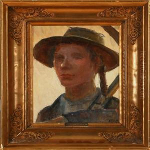 A Farmer With Hisscythe - view 1